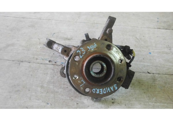 Цапфа, поворотний кулак лівий Renault Logan 2, Sandero 2, 1.5 DCi, 23зуб, 400151018R